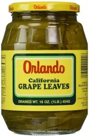Orlando California Grape Leaves for Dolmades 16 oz (1 lb), 454g