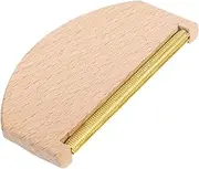 Alipis Wool Cashmere Comb Wooden Fabric Lint Remover for Sweaters Coats Knitwear Manual Pill Shaver with Detachable Head for Effortless Cleaning of Pills and Fuzz