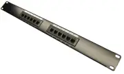 Premium CAT6 12 Port Patch Panel RJ45 110 UL Network Ethernet 19" Rack Mount 1U