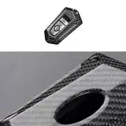 Carbon Fiber Smart Remote Key Fob Shell Cover For Ford Mustang Mach-E 2021-2023