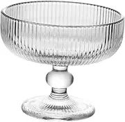 Folpus Sundae Dishes Trifle Bowl Ice Cream Cups 11.8x10cm Christmas Holiday Party Glass Dessert Bowl Footed Dessert Sundae Cocktail Bowls for Nuts
