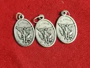 3 Medals CHRISTI Religious Catholic St. MICHAEL and St. George Italy