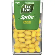 Tic Tac Sprite Lemon Lime Mints Special Limited Edition 24g