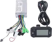 [EVTSCAN] 350W Brushless Motor Controller LCD Display Combo Electric Bike Kit for Enhanced Riding Experience