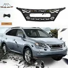 Front Grill For RX450 2009-2012 With Letters W/Lights Matte Black Radiator Mesh
