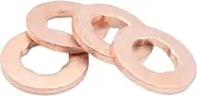 100PCS Copper Washer Compatible for Diesel Injector Nozzle F00VP01009 Compatible for Audi