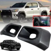 Fog Lamp Spot Light Cover Matte Black For Toyota Hilux Revo Pickup UTE 2020-2021 (for: Toyota)