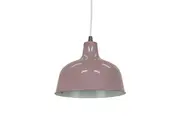Danica Classic Dome Metal Cord Drop Pendant Light Lamp - Pastel Violet.