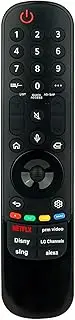MR23GA AKB76043102 Replacement Magic Remote W Voice Pointer Compatible with LG TVs 2023 OLED evo C3 G3 B3 4K Smart TV, QNED 75 80 85 LED 4K UHD Smart webOS TV, UR90 UR80 LED 4K UHD Television