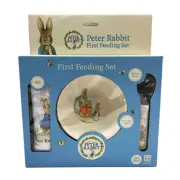 Top Rack Dishwasher Safe Beatrix Potter Peter Rabbit First Feeding Set