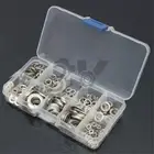 260Pc M2.5-M10 Stainless Steel Washer Spring Pad Assortment Set Hardware