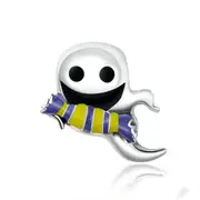 Silver plating Trick or Treat Kid Ghost Image Charm for DIY Jewelry