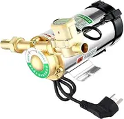 220V Automatic Stainless Steel Booster Pump, 100W Quiet Auto Water Pressure Booster Pump for Tap Water Pipeline Sink Facucet Shower(AU plug)