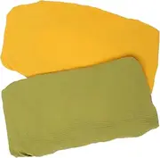 Vaguelly 2X Green Nappy Change Table Changing Pad Sheets Elastic Washable Skincare Material Simple to Use