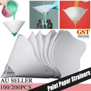 100/200X100 Micron Fine Paint Paper Strainers Sieve Filter Nylon Mesh Net Funnel