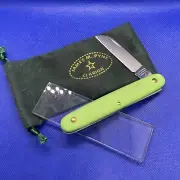 Folding Reed Knife Kit Straight Knife Clear Plaque, Pouch Pyne-Clarion Oboe Clar