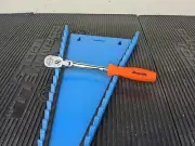 #av362 NEW! Snap On Tools THLFD72 1/4 Drive ORANGE Long Flex Head Ratchet