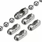 100 X Metal Chain Joiners Cord Connectors Jewelry Finding Craft Beaded Buckle