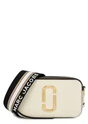 Marc Jacobs The Snapshot Panelled Leather Cross-body bag - White - One Size One Size