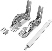 DL-pro Door Damper + Top + Bottom Door Hinge for Liebherr 9590166 Refrigerator Repair Kit