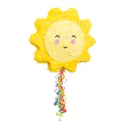 Smiling Sun Pull String Pinata