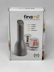 Finamill Spice Grinder 2 FinaPod Pro Plus Silver Automatic Pepper Grinding