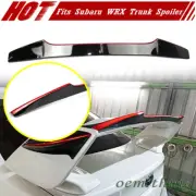 2021 Fits SUBARU WRX STI Gurney Flap Rear STI Trunk Spoiler Painted Red Line (for: Subaru)