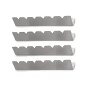 4 Pcs Stainless Steel Skewer Holders Set, Shish Kabob Rack for Grilling, 12 I...