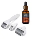 Micro-Needle Face and Body Derma Roller Set with Pure Vitamin C Serum 30ml