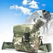 Outdoor Military Tactical Water Bottles, Hip Flask, Portable Leak Proof Water Bottle Camouflage Bag For Camping Hiking Hunting.2l. (2L,CP)