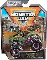 Monster Jam, Official Soldier Fortune Monster Truck, Die-Cast Vehicle, 1:64 Scale, Kids Toys for Boys Ages 3 and up