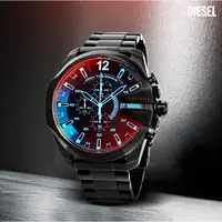 在飛比找旋轉拍賣優惠-正品Diesel迪賽手錶DZ4318 酷炫紅偏光大錶盤男手錶