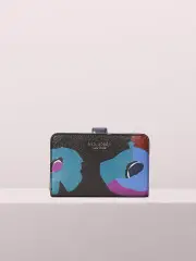 spencer floral collage compact wallet
