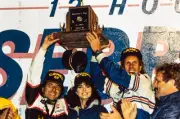 Klaus Ludwig and Hans Joachim Stuck celebrate victory during the S- Old Photo 1