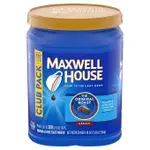 美國 MAXWELL HOUSE麥斯威爾原味中度烘培磨碎咖啡粉1360G