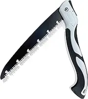PRUBOVI Folding Pruning Saw - Portable Stainless Steel Saw with 7.5-inch SK5 Blade, Ergonomic Non-Slip Handle - Ideal for Wet and Dry Wood, Perfect for Garden Use