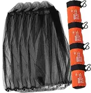 Mosquito Net Mesh 8pcs Pack Hiking Fishing Mosquito Net Gauze Protector