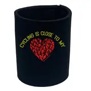 Rltw Cycling Is Close To My Heart - Funny Novelty Stubby Holder