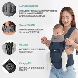 【hugpapa】VIP限定 DIAL-FIT PRO 3合1 韓國嬰兒透氣減壓背帶 新生兒腰凳背巾/揹巾(4色/全新升級款)