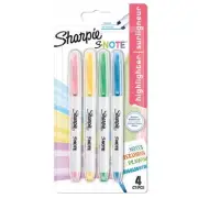 Sharpie 2138234 S-Note Chisel Tip Creative Markers Pack of 4