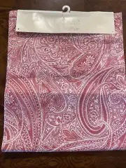 RALPH LAUREN NWT VERANDA PAISLEY RED/WHITE 15 x 72 TABLE RUNNER 100% COTTON