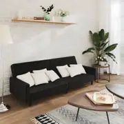 2-Seater Sofa Bed Loveseat Convertible Settee Couch Living Room Velvet vidaXL