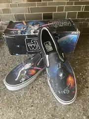 New VANS Classic Slip-On STAR WARS - A NEW HOPE Size 9.5 Men 11 Women Rare