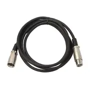 9.84ft xlr Male Female 3pin MIC Shielded Cable Microphone Audio Cord Pack Black