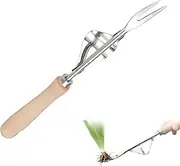 Weeder Tool, Grass Root Removal Tool, Stainless Steel Manual Weeder Remover Uprooting for Garden Lawn Yard Farms Patio for Women and Men