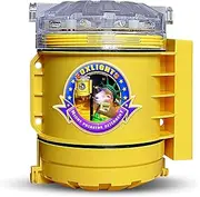 Foxlights Night Predator Deterrent - Night Predator Control Light. Protect Flocks and Crops! Use 1 Unit That Flashes 360 Degrees. Scares Away and Alarms Wildlife Animals. See The Solar Model Too.