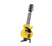 NANOBLOCK Electric Guitar Yellow Nano Block Micro-Sized Building Blocks NBC-347