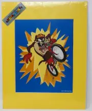 1995 Warner Brothers Looney Tunes Lithograph Taz Tasmanian Devil *Factory Sealed