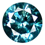 0.26 ct AAA Grade Remarkable Round Cut (4 x 4 mm) Vivid Blue Diamond Gemstone
