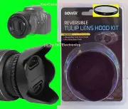 REVERSIBLE HOOD+UV FILTER+LENS CAP SONY DSC-RX10 II,RX10II,RX10M 2, DMC-FZ1000